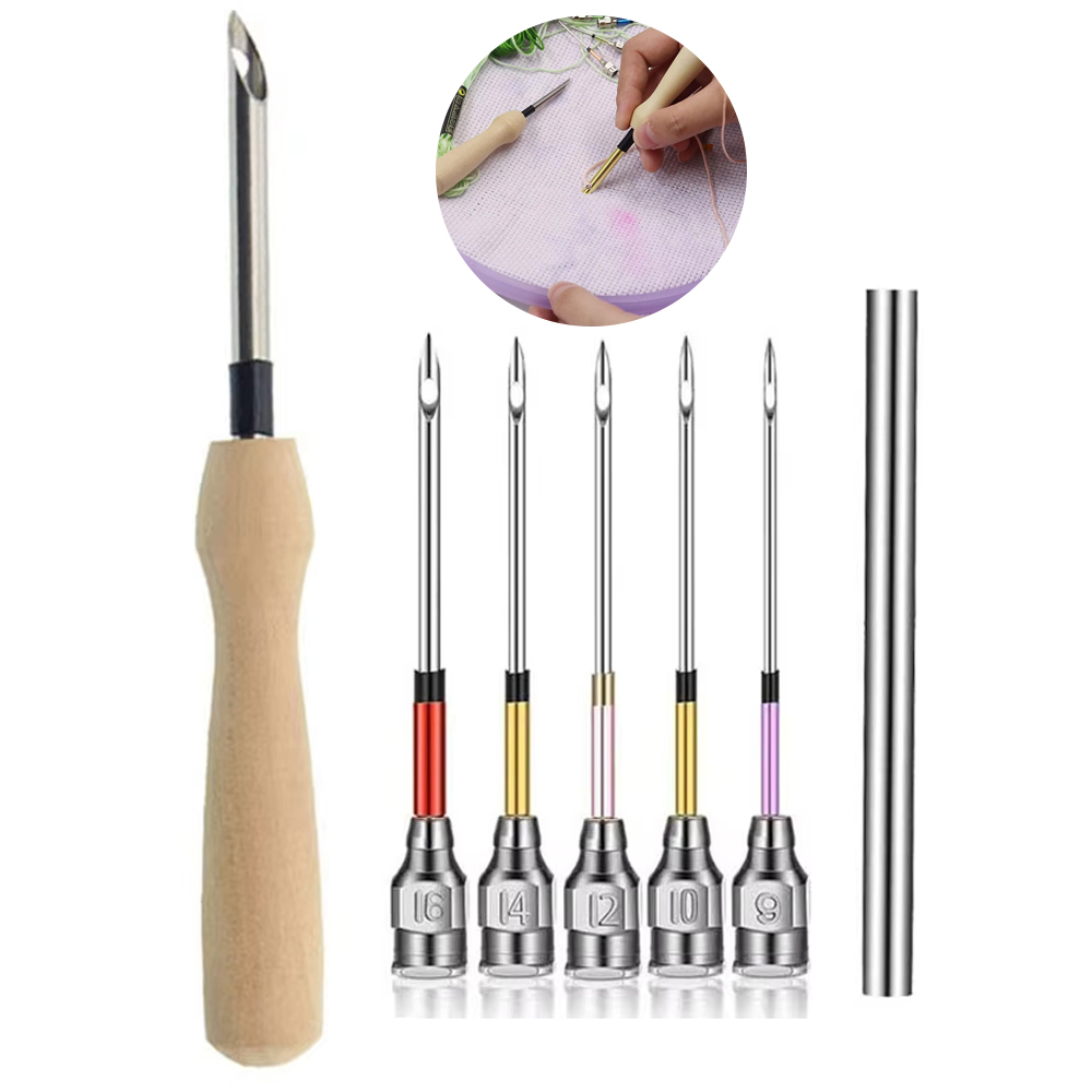 Embroidery Backpack Kit - 1set Punch Needle Tool Kit Embroidery