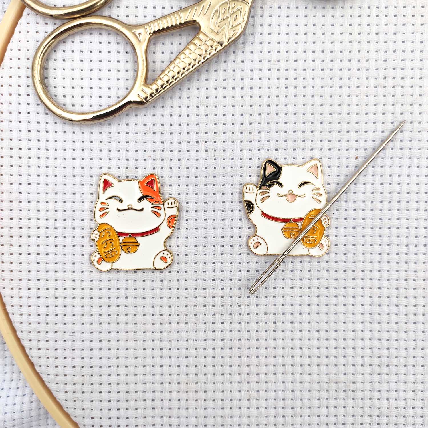Embroidery Backpack Kit - Tài Lộc Mèo Từ Kim Minders