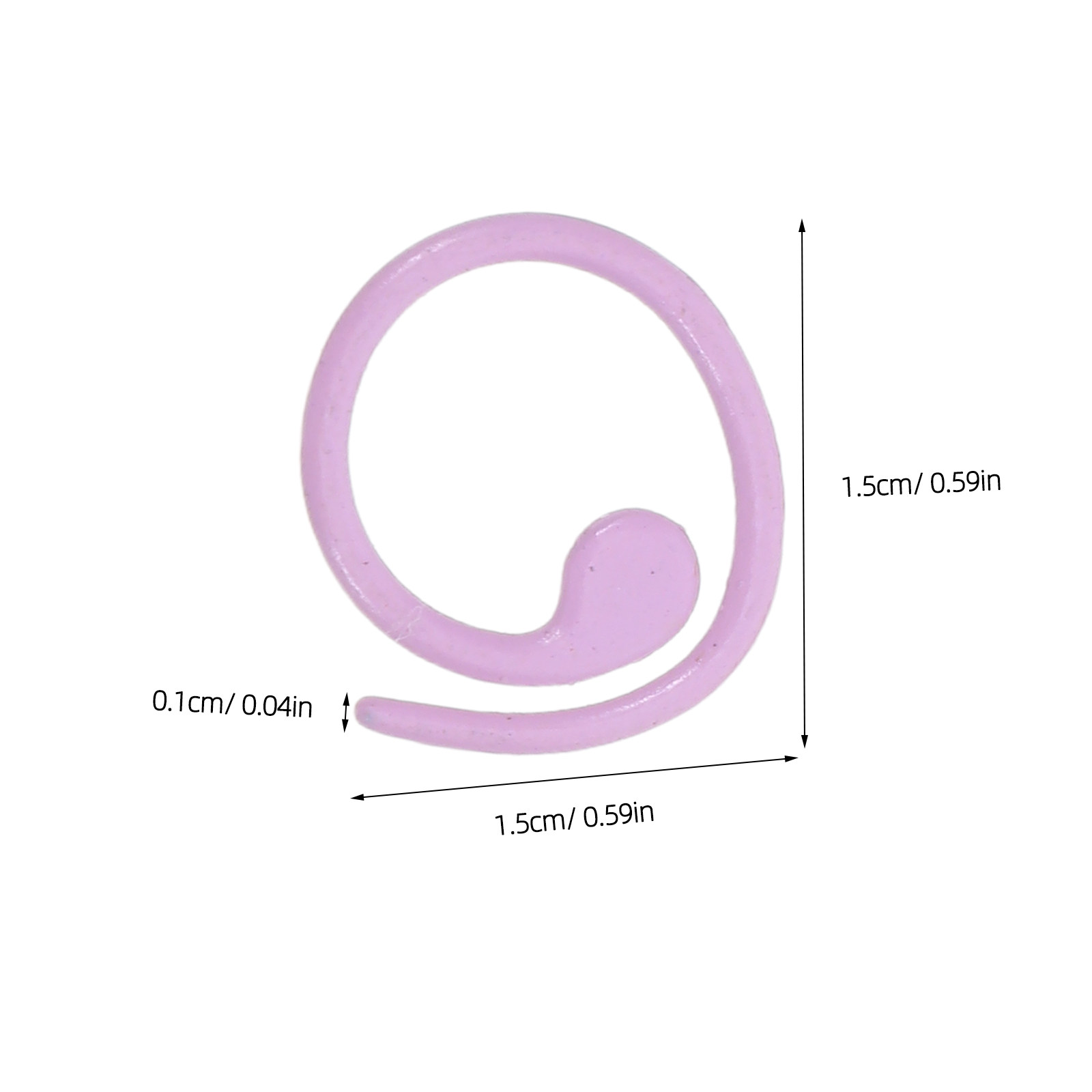 50Pcs Spiral Metal Stitch Mark - đánh giá và giá Stitch Marker Ring