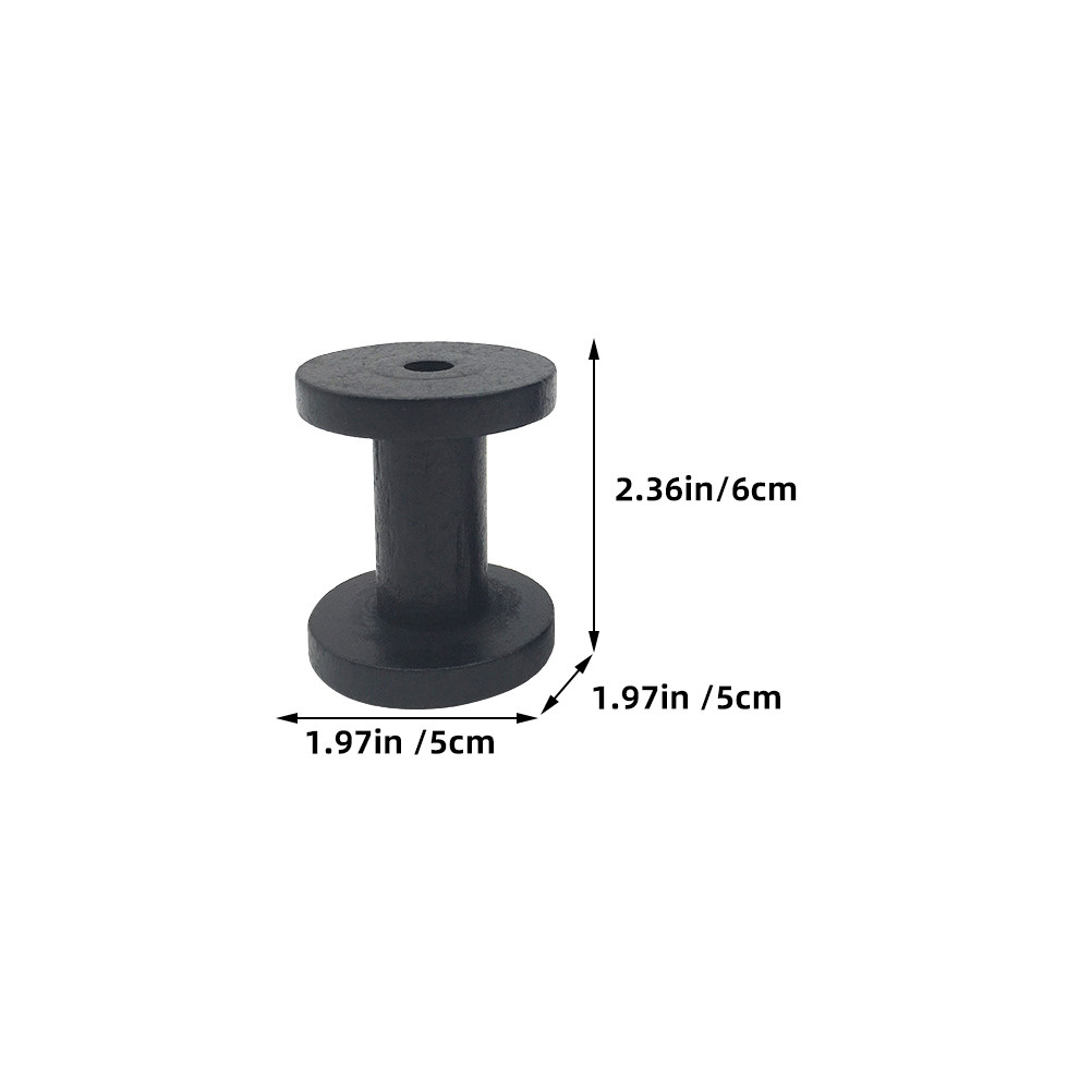 2Pcs Wooden Spools Real Wood E - đánh giá và giá Embroidery Thread