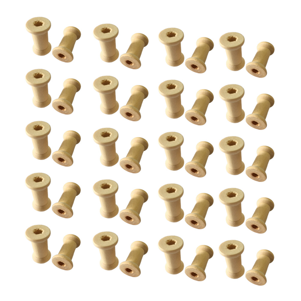 60 Pcs Bobbins Sewing Natural  - đánh giá và giá Embroidery Thread