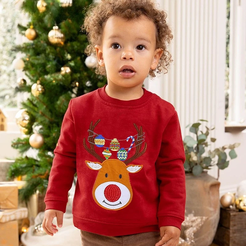 Christmas Sweatshirts for Kids - đánh giá và giá Embroidery Xmas Designs