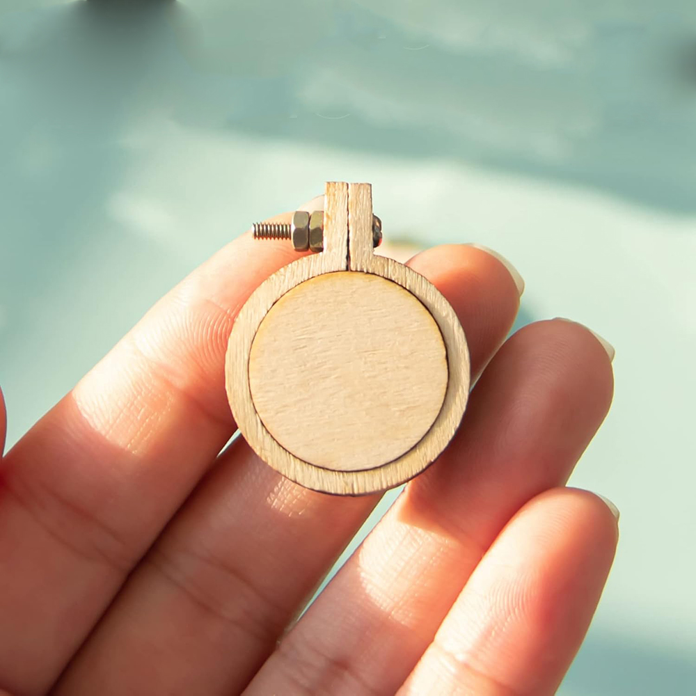 10Pcs/Set Wooden Mini Embroide - đánh giá và giá Stitch Marker Ring