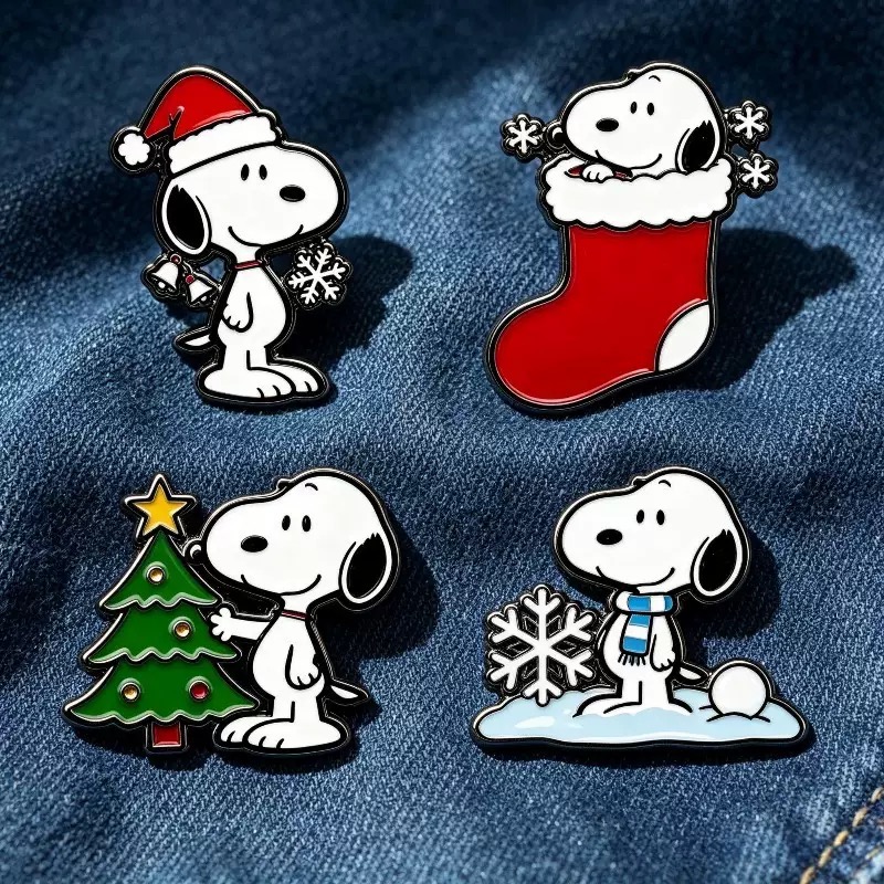 4pcs Christmas Cartoon Puppy D - đánh giá và giá Embroidery Outfit