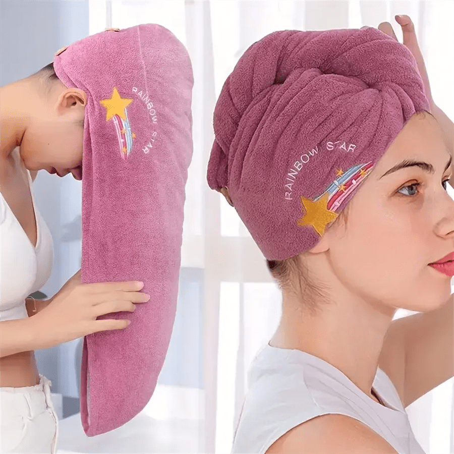 Quick-Dry Coral Fleece Hair To - đánh giá và giá Embroidery Towel