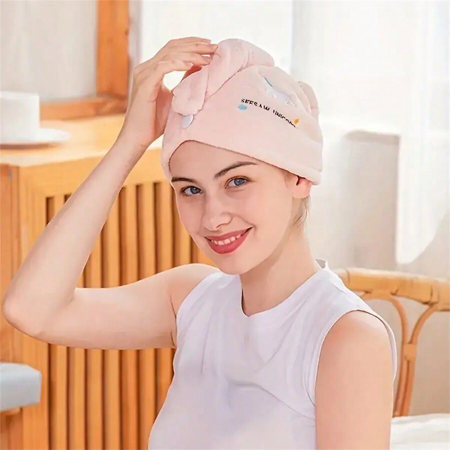 Quick-Dry Coral Fleece Hair To - đánh giá và giá Embroidery Towel