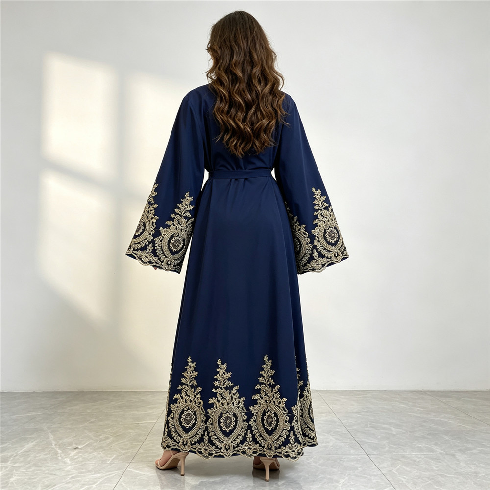 New Abaya Dubai Luxury Kimono  - đánh giá và giá Embroidery Arabic