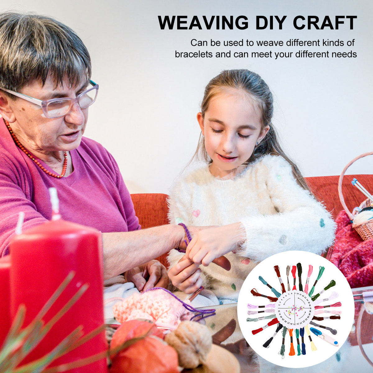 Friendship Bracelet Making Kit - đánh giá và giá Embroidery Thread