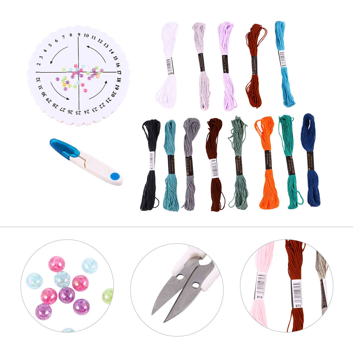 Friendship Bracelet Making Kit - đánh giá và giá Embroidery Thread