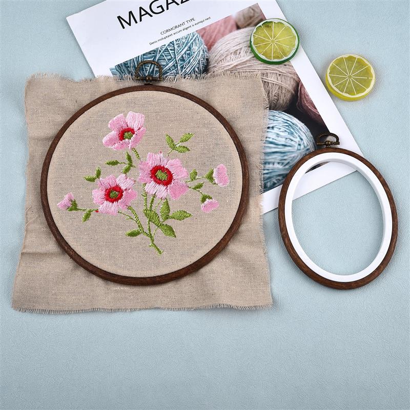 Sewing Tool Round Oval Wooden  - đánh giá và giá Stitch Marker Ring