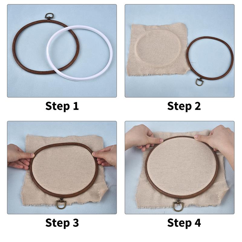 Sewing Tool Round Oval Wooden  - đánh giá và giá Stitch Marker Ring