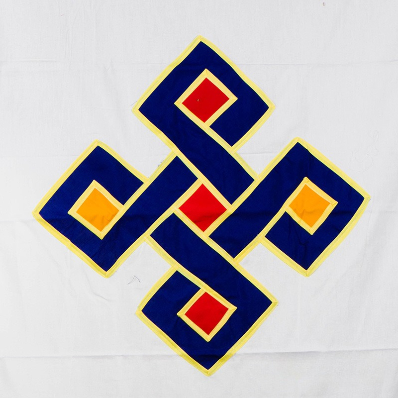 Tibetan Buddhist Door Curtain  - đánh giá và giá Embroidery Knot