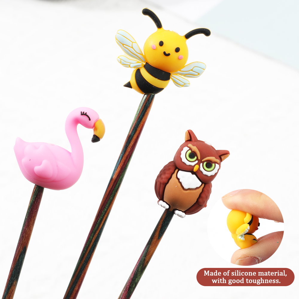 Knitting Needle Stoppers Needl - đánh giá và giá Stitch Marker Ring