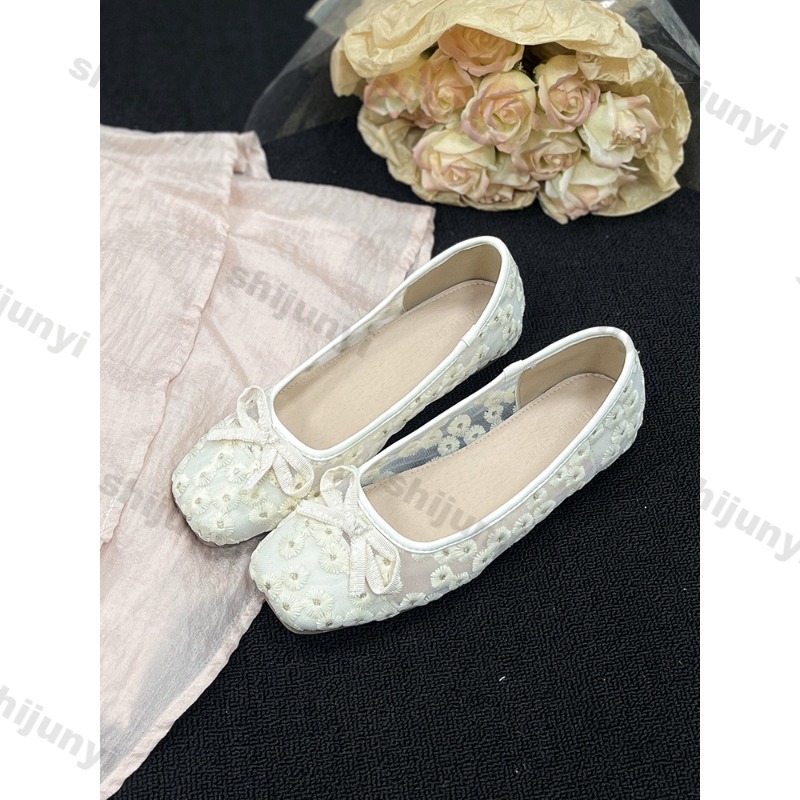 Women Loafers Summer New Arriv - đánh giá và giá Embroidery Knot