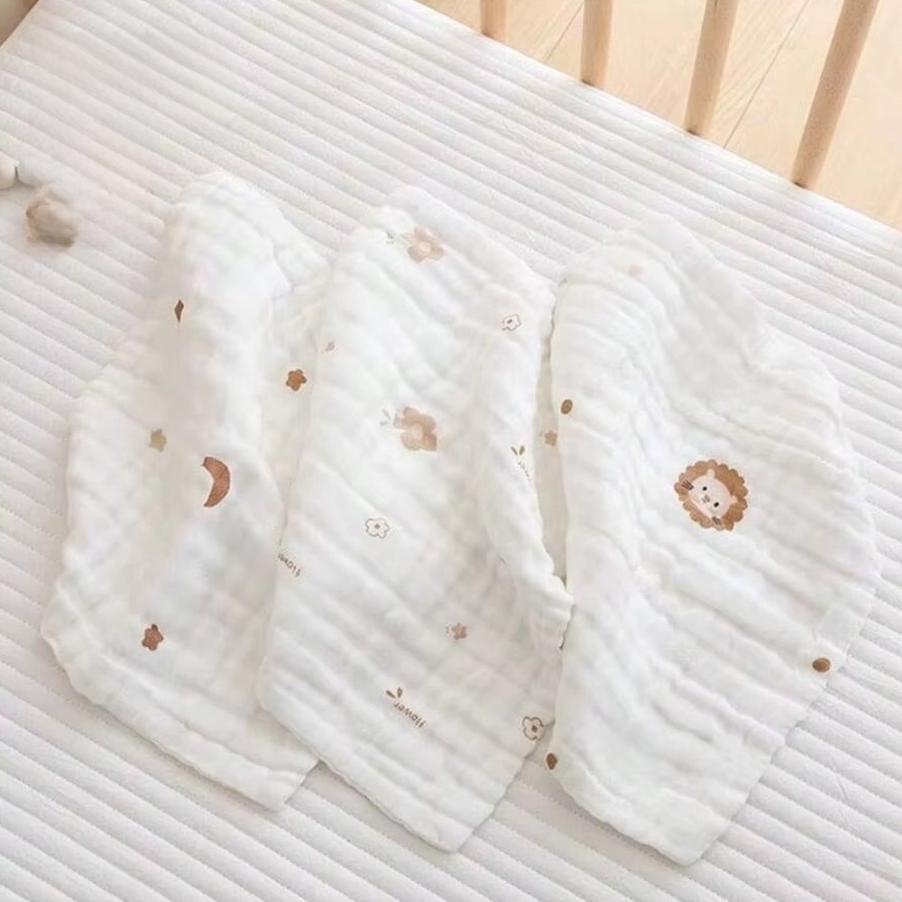 2PCS 6 Layer Cotton Saliva Tow - đánh giá và giá Embroidery Towel