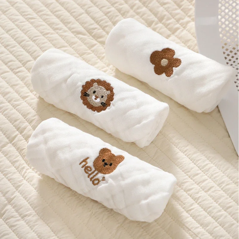 Baby Saliva Towels 6 Layer Cot - đánh giá và giá Embroidery Towel