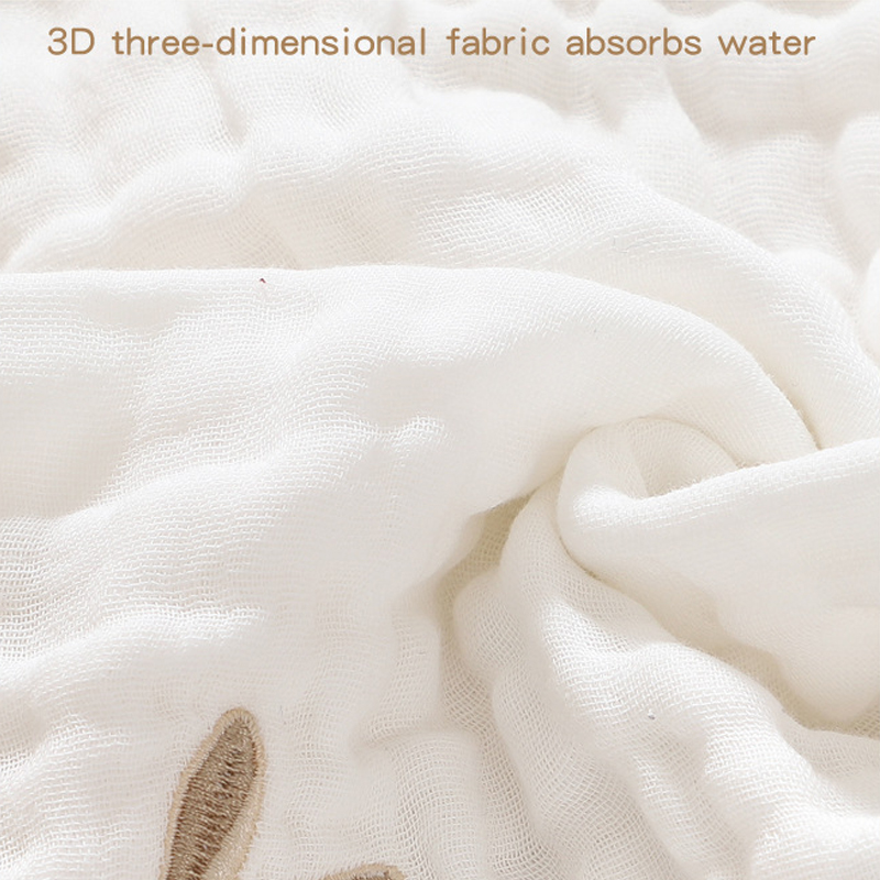 Baby Saliva Towels 6 Layer Cot - đánh giá và giá Embroidery Towel