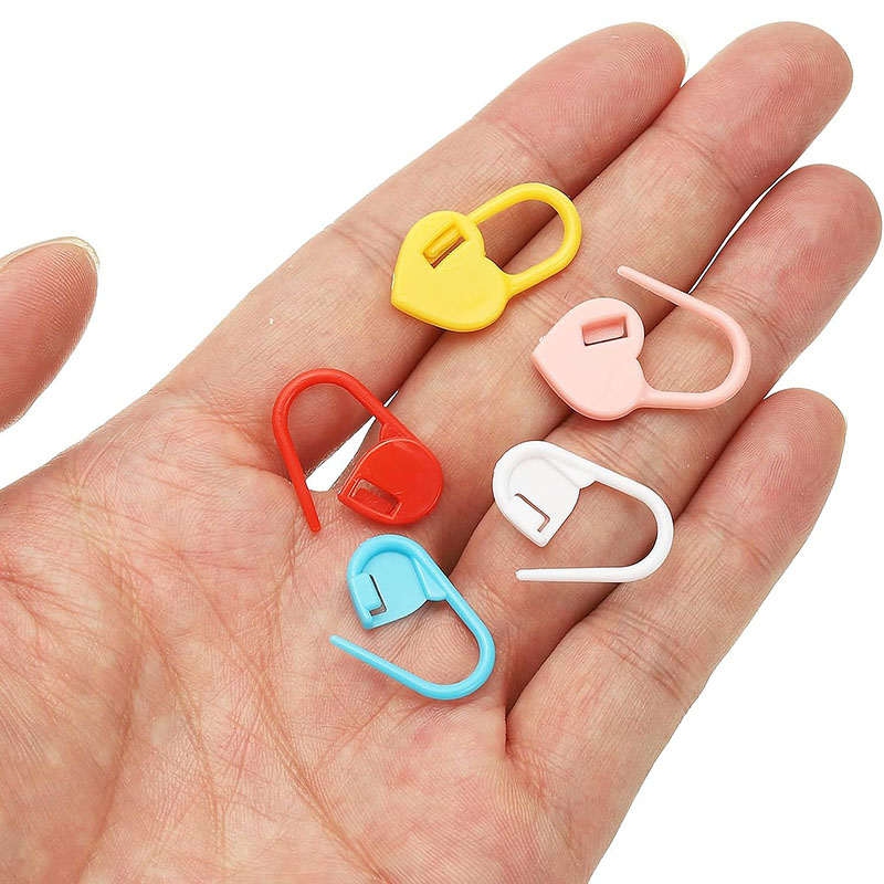 50-100pcs Plastic Crochet Yarn - đánh giá và giá Stitch Marker Ring