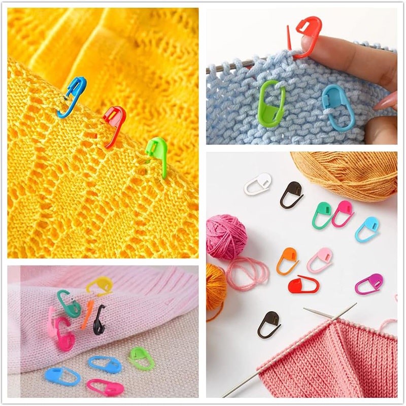 50-100pcs Plastic Crochet Yarn - đánh giá và giá Stitch Marker Ring