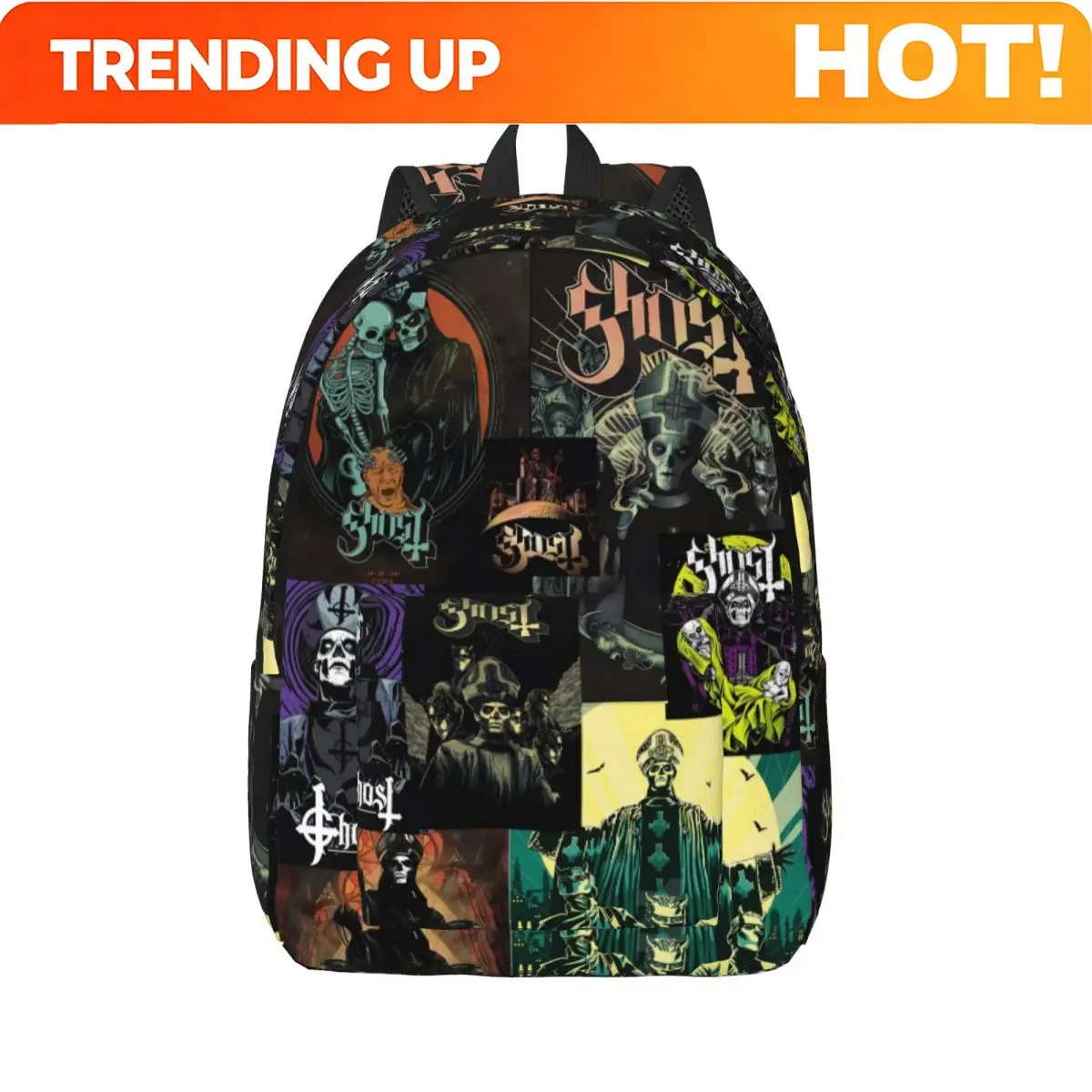 Custom Bag Ghost Band Backpack - đánh giá và giá Embroidery Xmas Designs