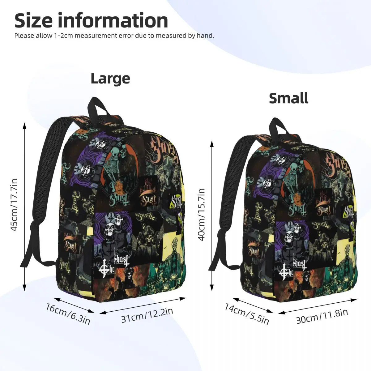 Custom Bag Ghost Band Backpack - đánh giá và giá Embroidery Xmas Designs