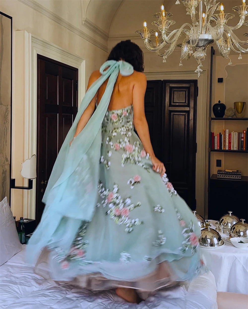 Customized Jiayigong Net Patte - đánh giá và giá Embroidery Net Dress