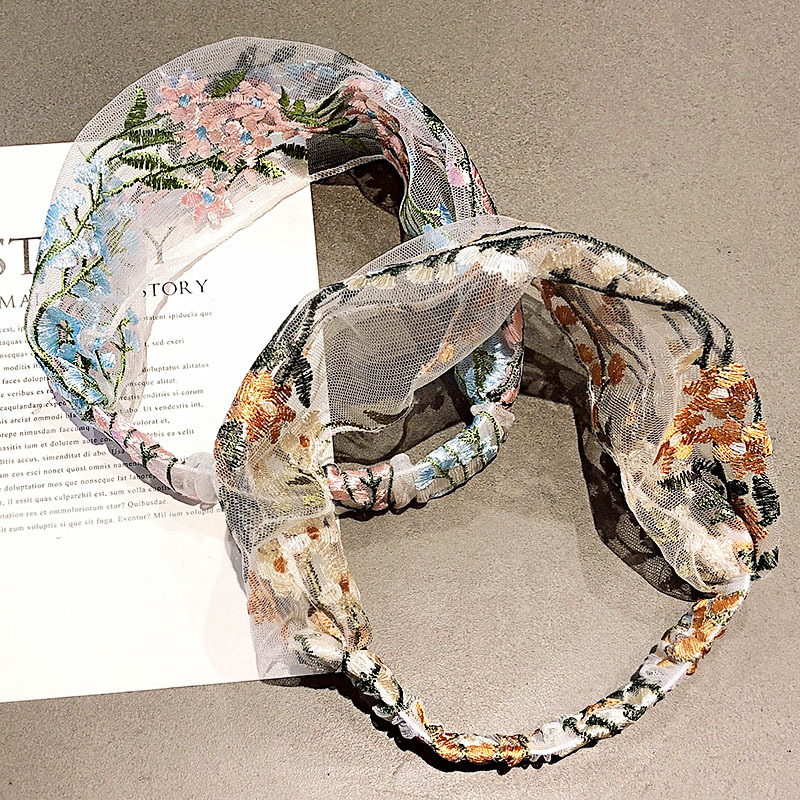 Nữ Dân Tộc Hairbands Thun Thêu - đánh giá và giá Embroidery Knot