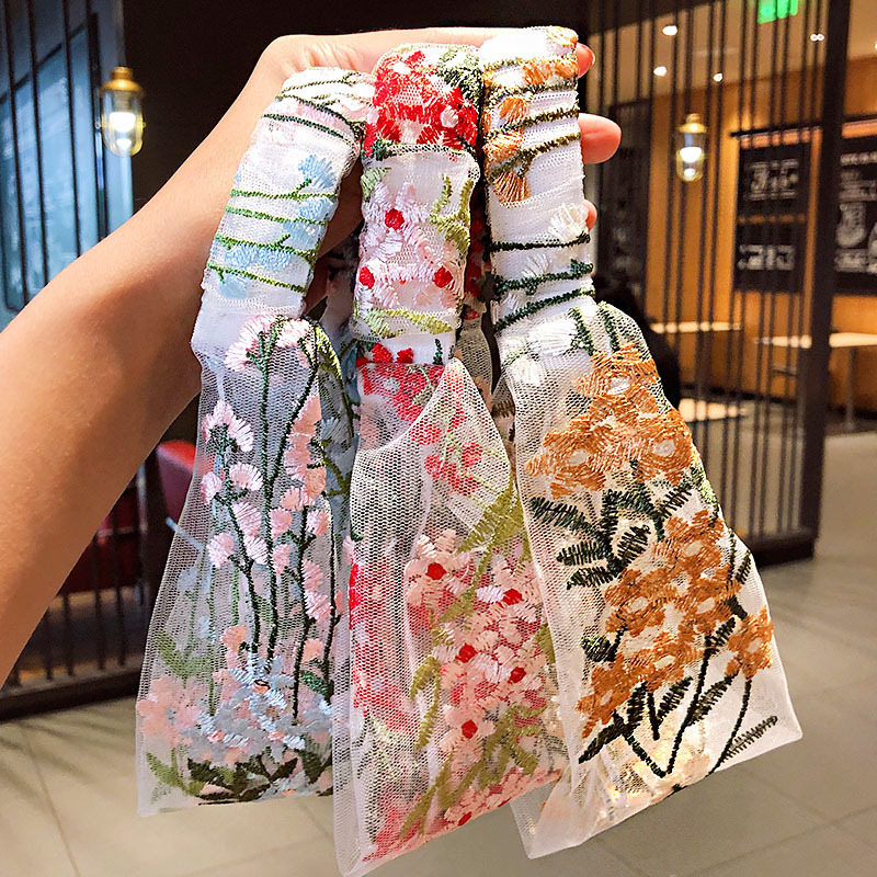 Nữ Dân Tộc Hairbands Thun Thêu - đánh giá và giá Embroidery Knot