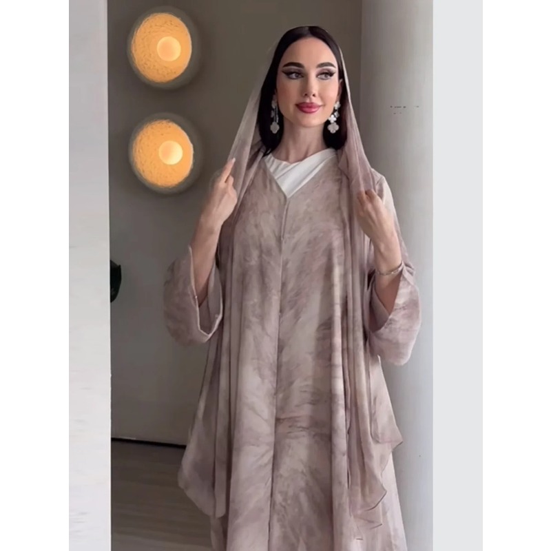 Scarf Women Dress Abaya Cardig - đánh giá và giá Embroidery Arabic