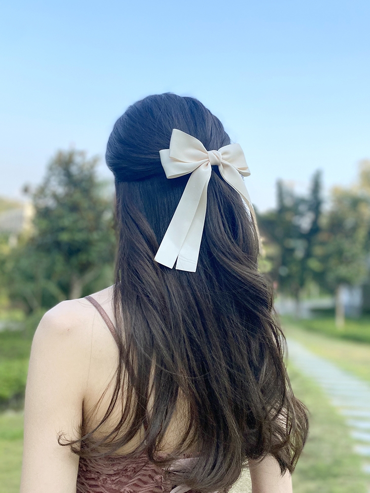 Korea Elegant Long Ribbon Bow  - đánh giá và giá Embroidery Knot