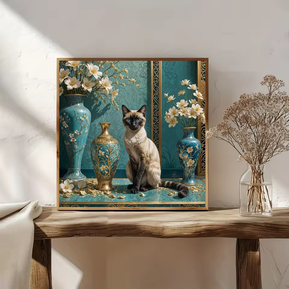 Diamond Mosaic Art Craft Cat A - đánh giá và giá Embroidery Daisy