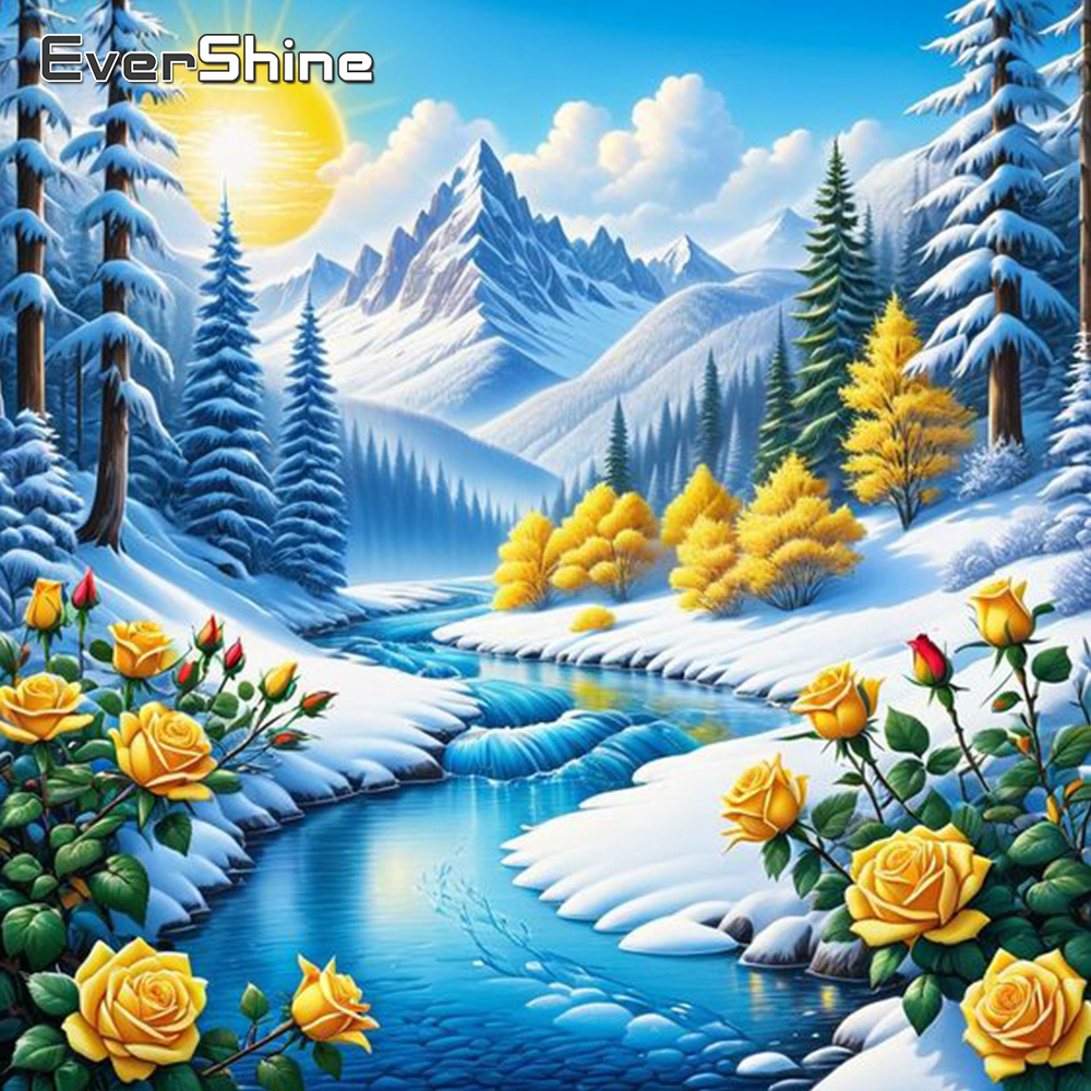 Evershine River Diamond Painti - đánh giá và giá Embroidery Daisy