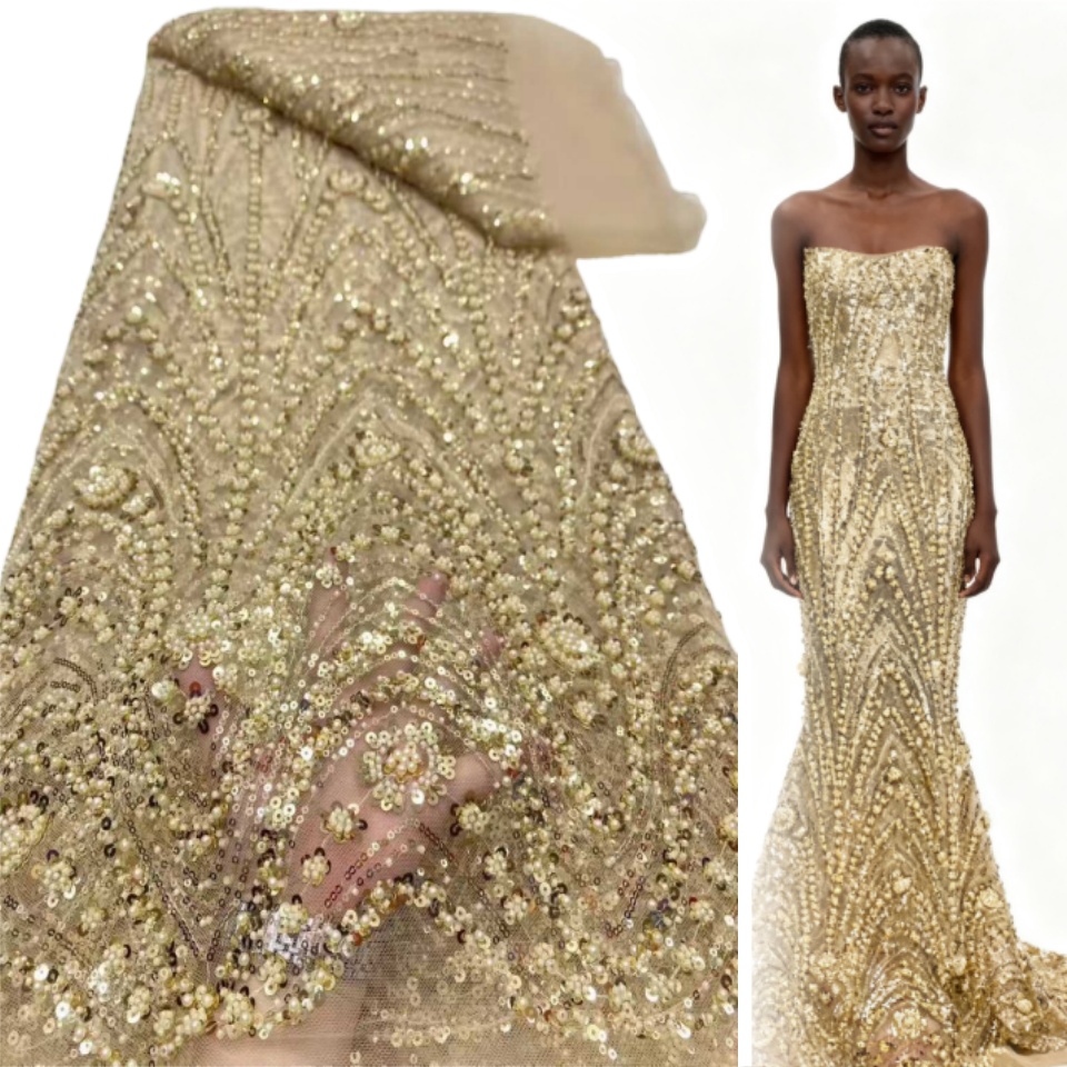 2026 African Nigerian High-Qua - đánh giá và giá Embroidery Net Dress