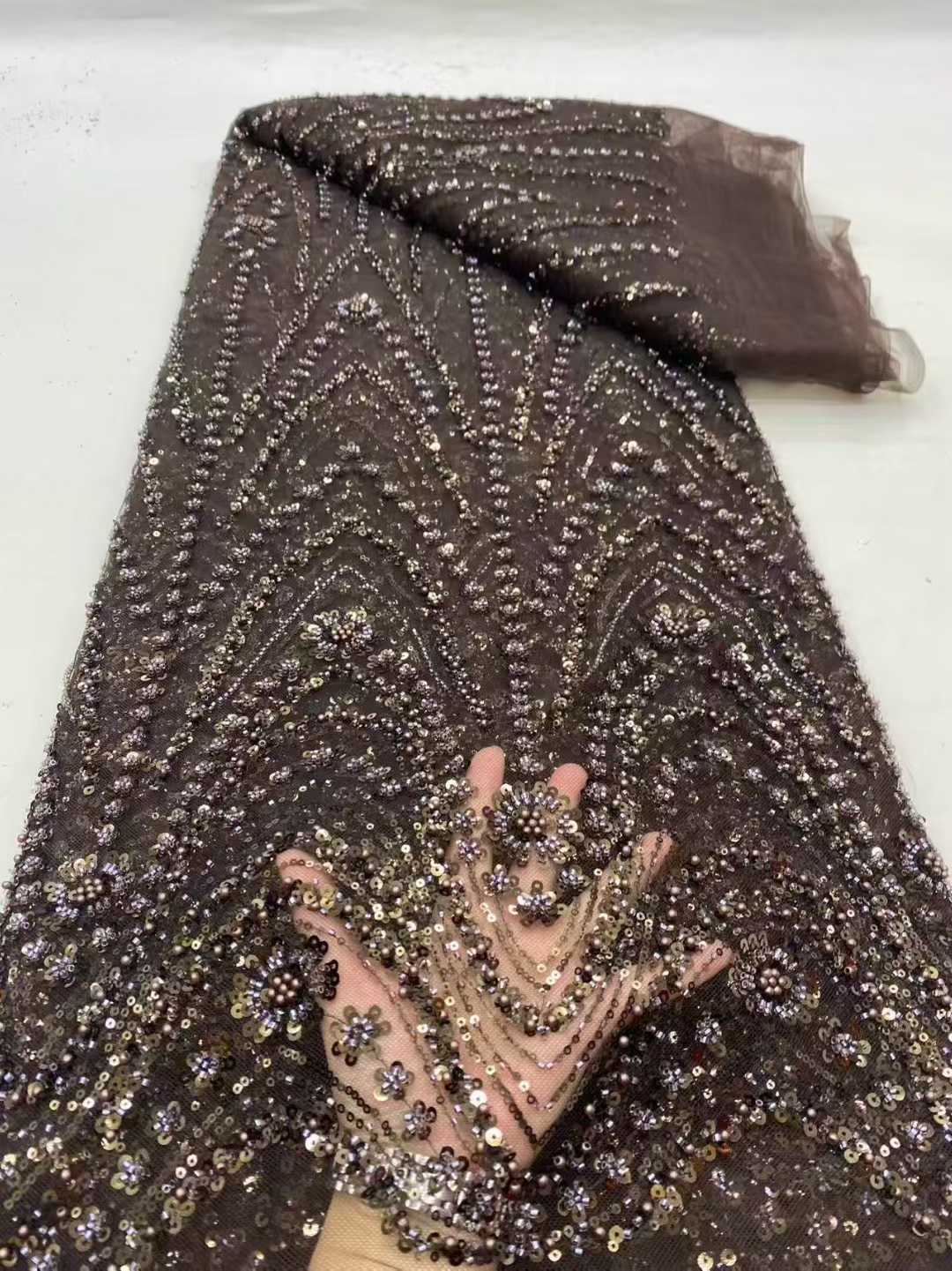 2026 African Nigerian High-Qua - đánh giá và giá Embroidery Net Dress