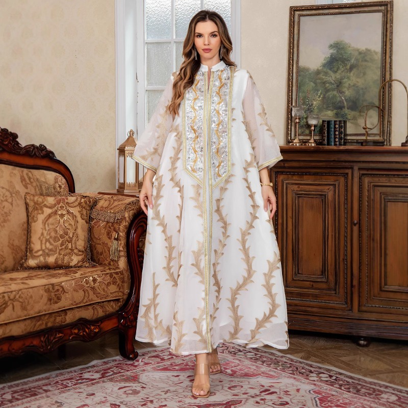 Eid Ramadan Party Dress for Wo - đánh giá và giá Embroidery Arabic