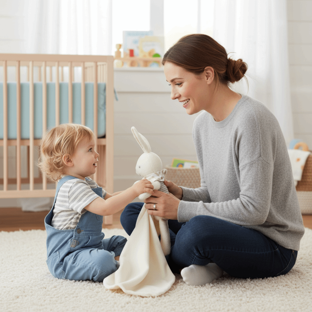 Square Shape Baby Rabbit Comfo - đánh giá và giá Embroidery Towel