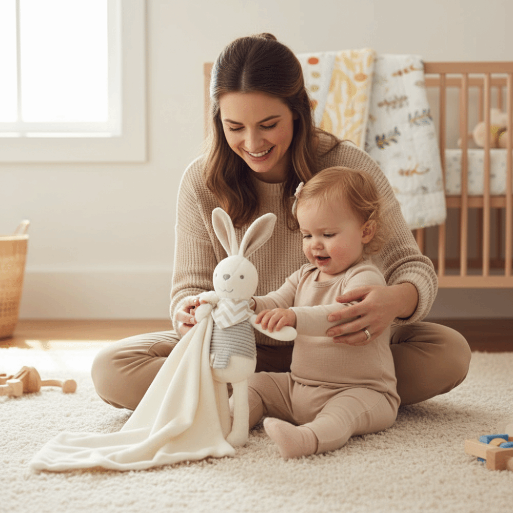 Square Shape Baby Rabbit Comfo - đánh giá và giá Embroidery Towel