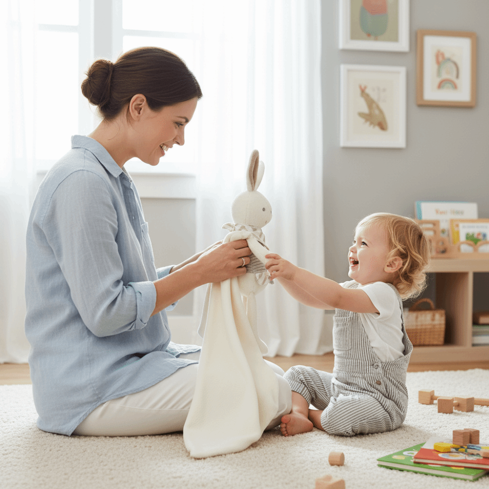 Square Shape Baby Rabbit Comfo - đánh giá và giá Embroidery Towel