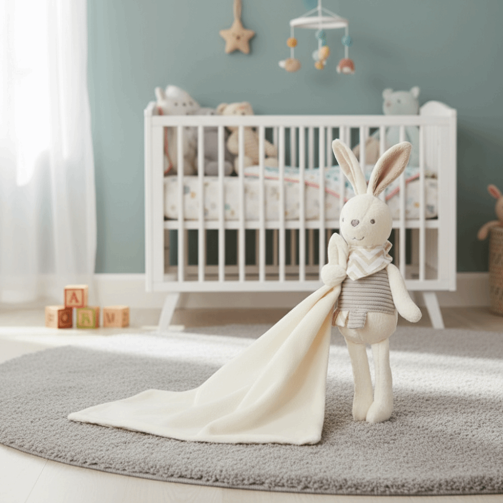 Square Shape Baby Rabbit Comfo - đánh giá và giá Embroidery Towel