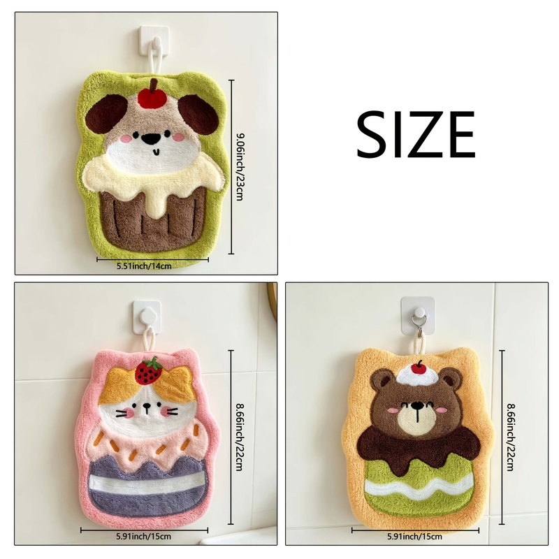 Cure Cake Animal Wiping Towel  - đánh giá và giá Embroidery Towel