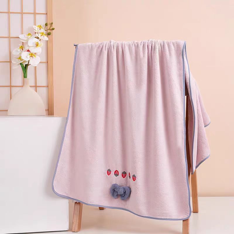 310g New coral fleece strawber - đánh giá và giá Embroidery Towel