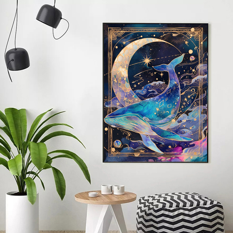 Whale Fairy Dust Drill Diamond - đánh giá và giá Embroidery Backpack Kit