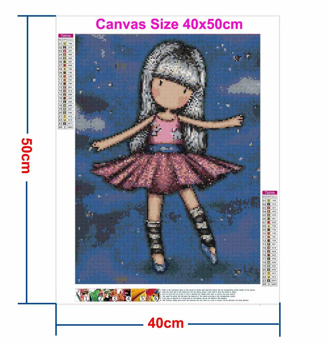 DIY 5D Diamond Painting Kit Go - đánh giá và giá Embroidery Backpack Kit