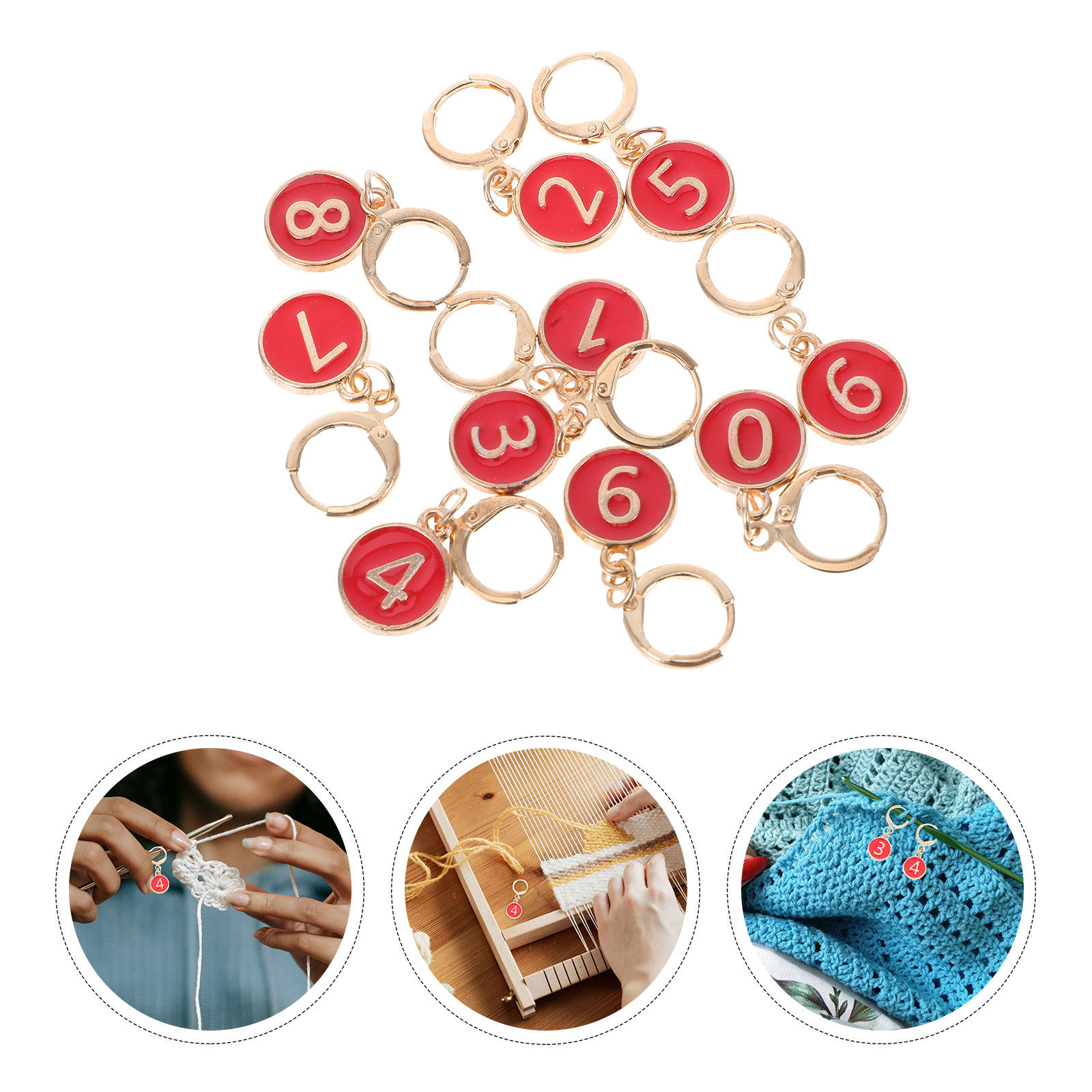 Alloy Stitch Holder Rings Knit - đánh giá và giá Stitch Marker Ring