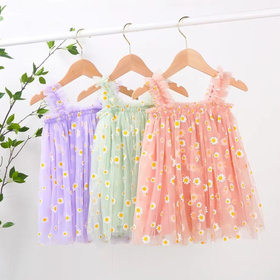 Toddler Tulle Dress For Baby G - đánh giá và giá Embroidery Daisy