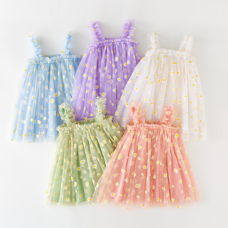 Toddler Tulle Dress For Baby G - đánh giá và giá Embroidery Daisy