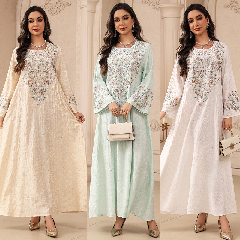 Eid Women Dress Abaya Muslim J - đánh giá và giá Embroidery Arabic